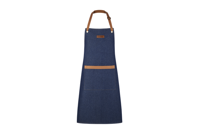 Full Apron Denim Blue