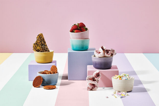 Stoneware Sorbet Set of 6 Mini Ramekins