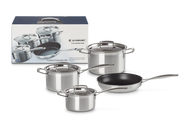 3-ply Stainless Steel 4-piece Cookware Set