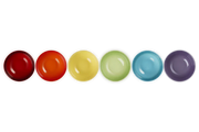 Stoneware Rainbow Set of 6 Cereal Bowls