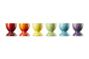 Stoneware Rainbow Set of 6 Egg Cups