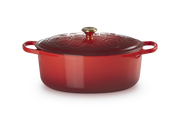 Cast Iron Signature Santa Oval Casserole