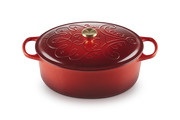 Cast Iron Signature Santa Oval Casserole