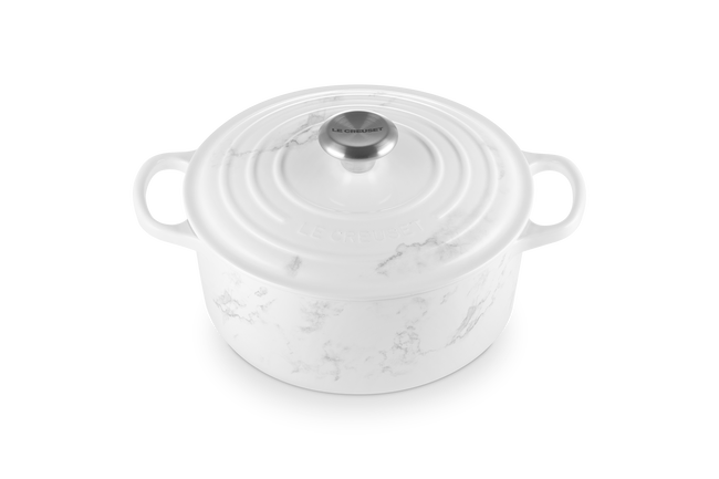 Cast Iron Marble Signature Round Casserole