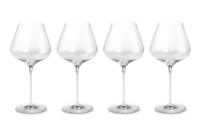 Set of 4 Red Wine Glasses