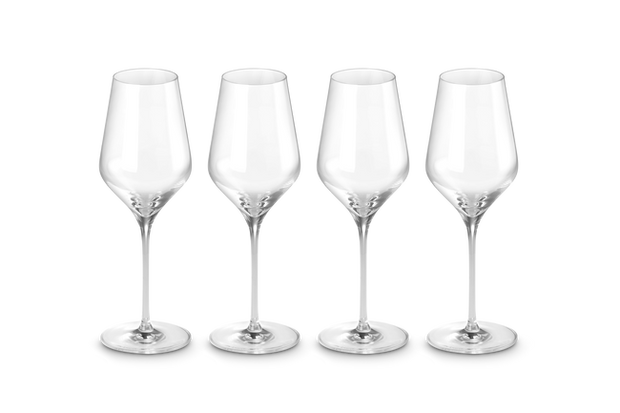 Set of 4 White Wine Glasses