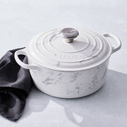 Cast Iron Marble Signature Round Casserole