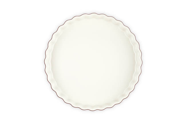 Stoneware Fluted Flan Dish