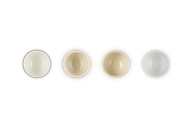 Stoneware Petits Fours Set of 4 Egg Cups