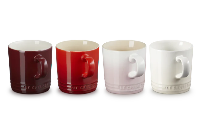 Stoneware Petits Fours Set of 4 Ramekins