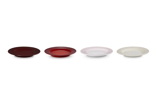 Stoneware Petits Fours Set of 4 Appetiser Plates