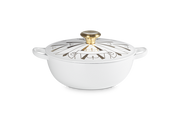 Cast Iron Art Deco Casserole