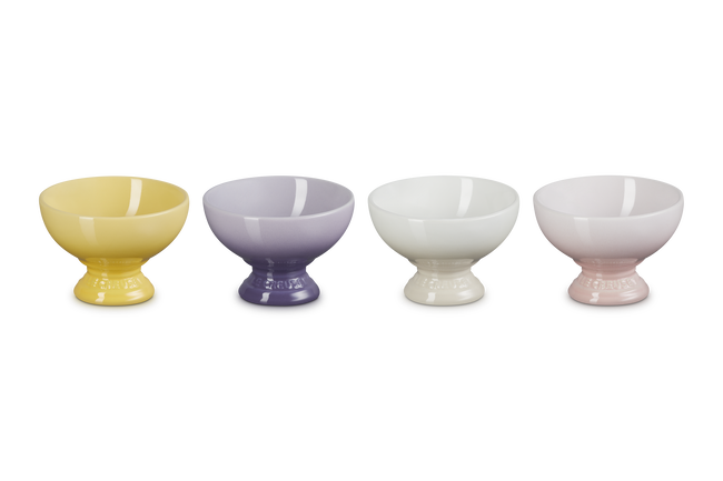 Stoneware Sorbet Set of 4 Ice Cream Bowls