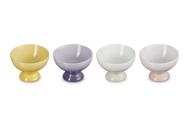 Stoneware Sorbet Set of 4 Ice Cream Bowls
