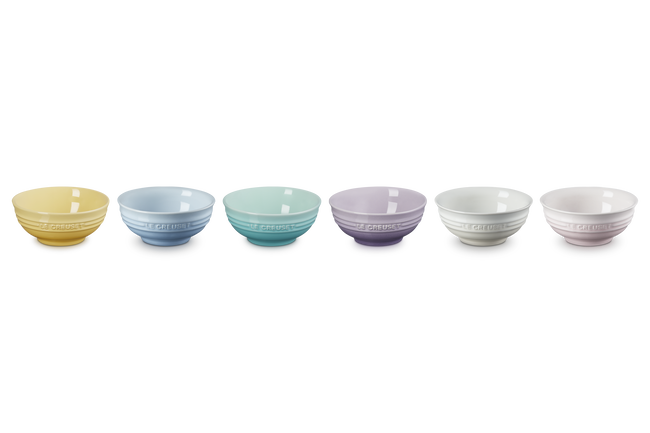 Stoneware Sorbet Set of 6 Mini Bowls