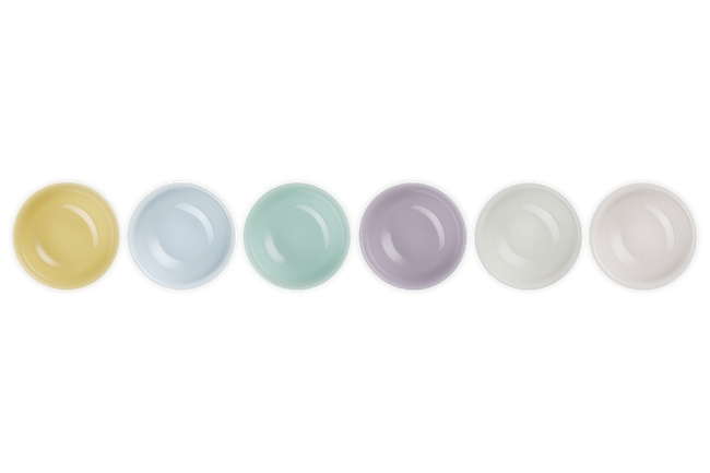 Stoneware Sorbet Set of 6 Mini Bowls