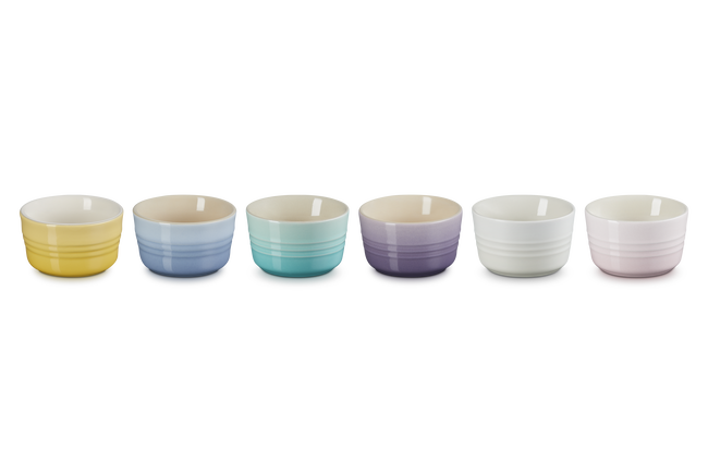 Stoneware Sorbet Set of 6 Mini Ramekins