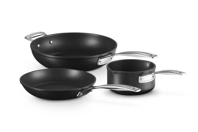 Toughened Non-Stick 3-Piece Cookware Set
