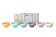 Stoneware Sorbet Set of 6 Mini Bowls